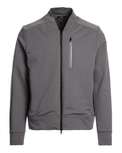 Parajumpers Gray Zip-Up Bomber Jacket for men