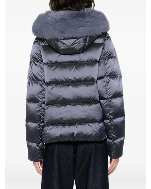 Chaqueta de pelo con capucha Colmar de color Blue