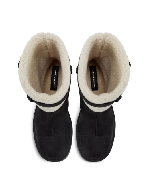Giuseppe Zanotti Black Courmayeur Ankle Boots