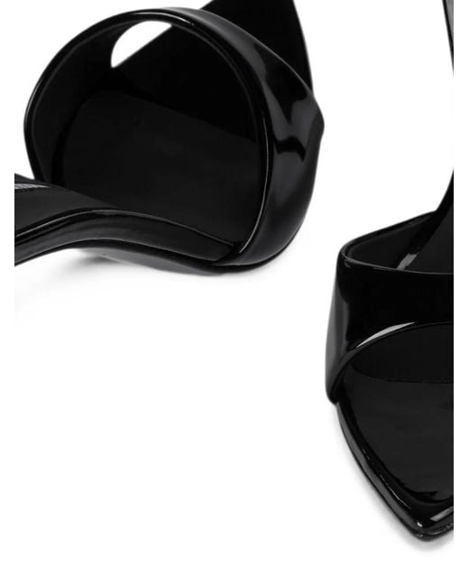 Le Silla Black Bella Pointed-Toe Sandals