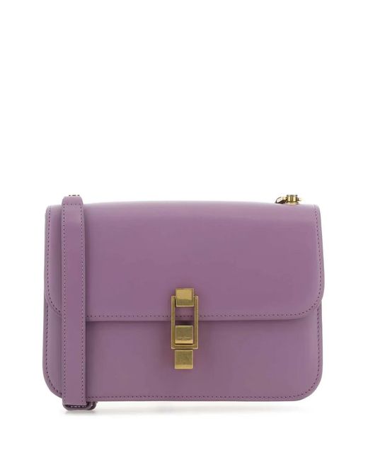 Bolso Satchel Le Carré Saint Laurent de color Purple