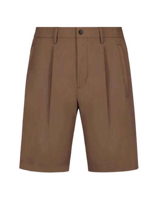 People Of Shibuya Brown Brak Bermuda Shorts for men