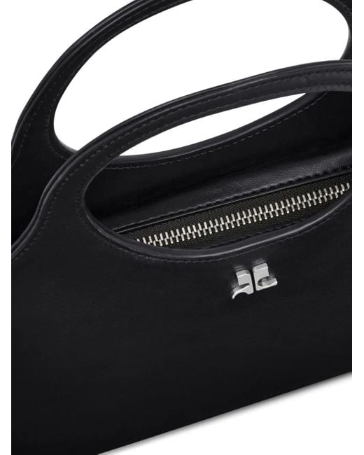Courreges Black Holy Day Two-Way Handbag