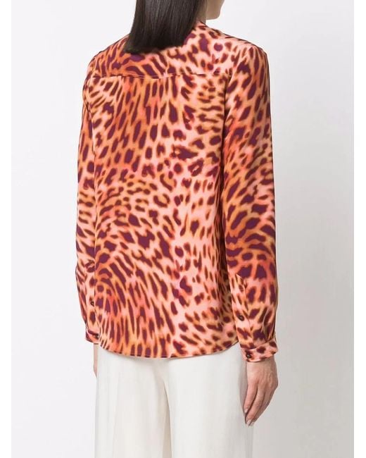 Stella McCartney Orange Silk Shirt