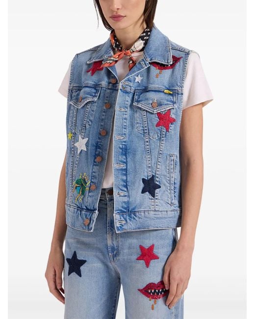 LaDoubleJ Blue X Mother The Clean Armhole Drifter Vest