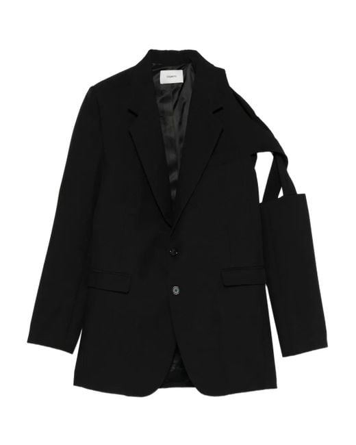 Coperni Black Cut-Out Blazer