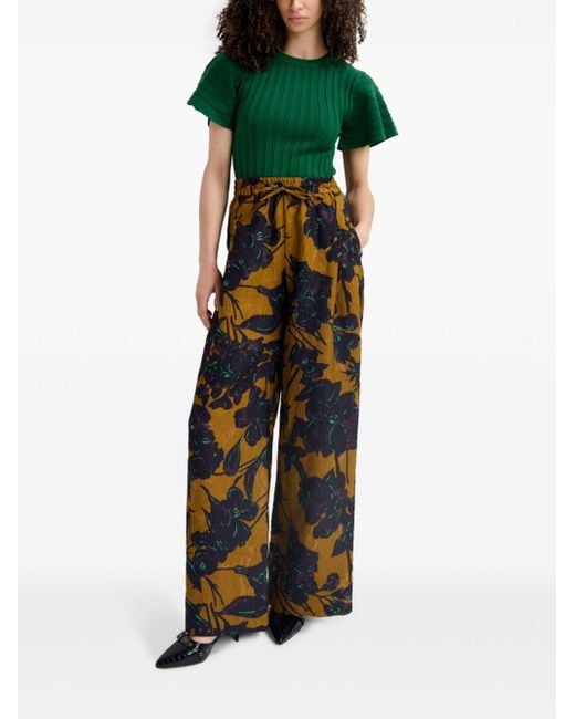 Essentiel Antwerp Blue Gang Flared Trousers