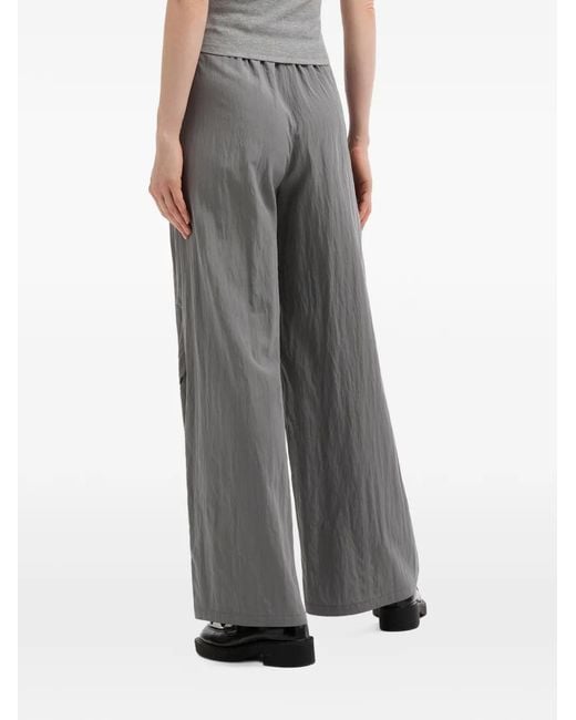 B+ AB Gray Drawstring-Fastening Gathered Trousers