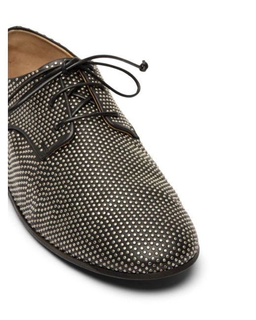 Marsèll Brown Steccoblocco Borchie Leather Derby Shoes for men