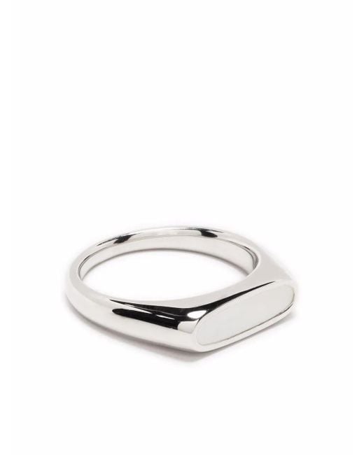 Tom Wood White Mario Mother Of Pearl Ring
