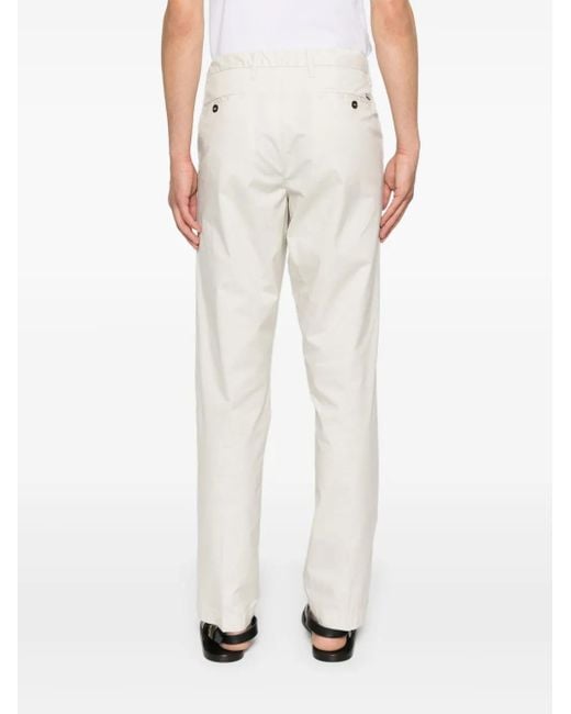 Corneliani White Straight-Leg Trousers for men