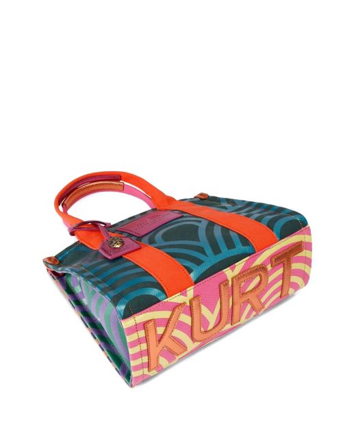 Kurt Geiger Red Small Southbank Eagle-Head Tote Bag