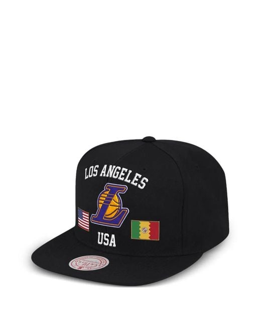 Mitchell & Ness Black Snapback Hat for men