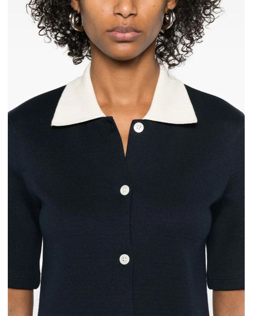 Thom Browne Black Ribbed Mini Dress