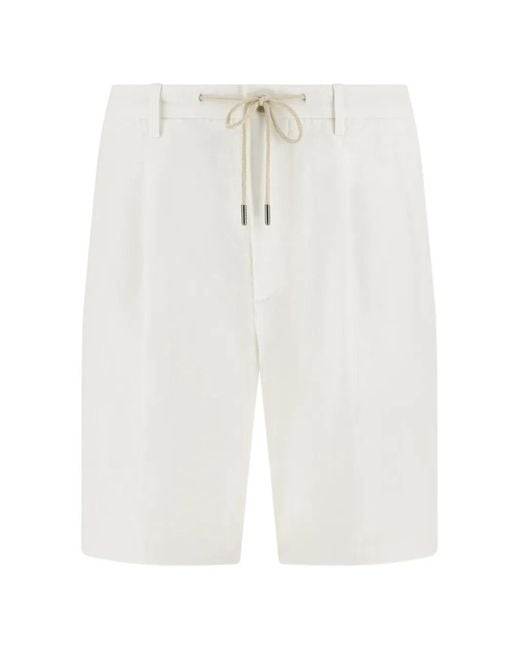 Boggi White Bermudas for men