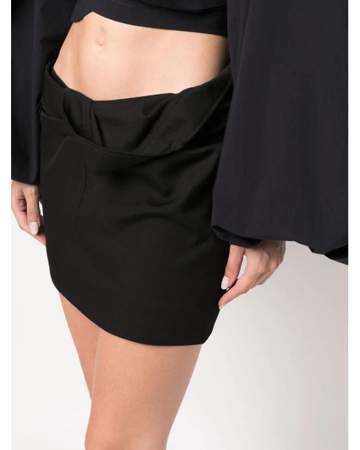 Jacquemus Black Bahia Mini Skirt