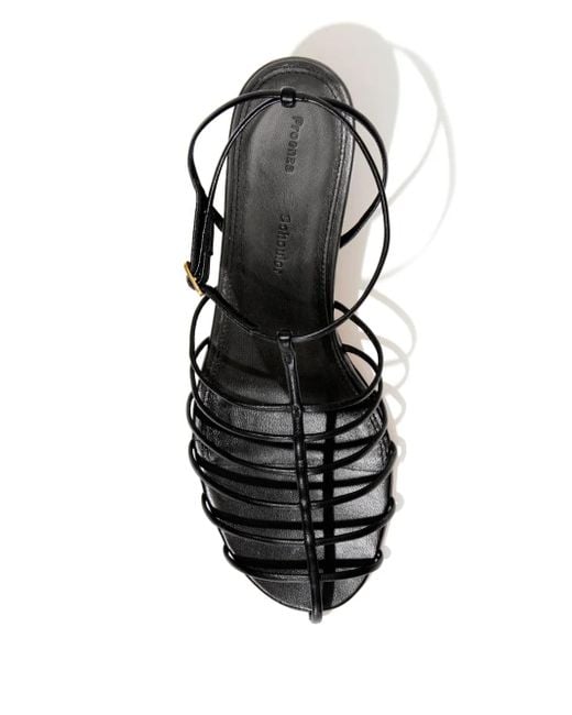 Proenza Schouler Tee Cage サンダル Black