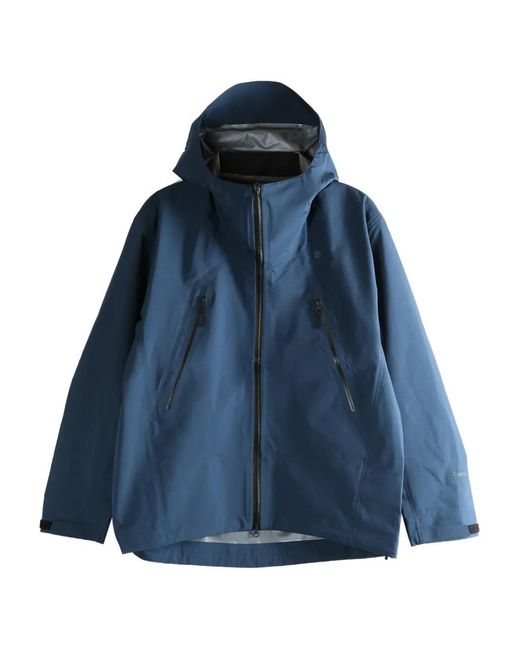Goldwin Blue Hooded Zip-Fastening Jacket