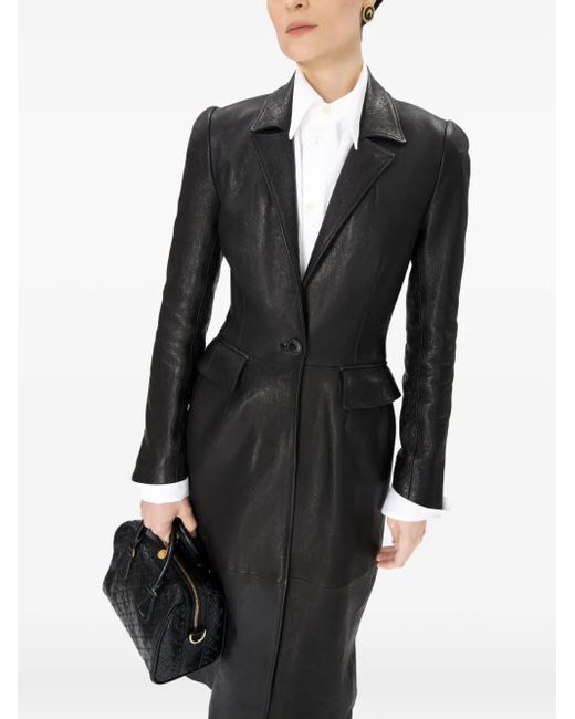 MARINE SERRE Black Moonogram Coat