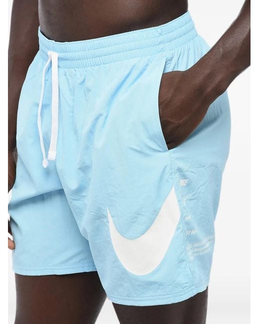 Bañador Con Logo Estampado Nike de hombre de color Blue