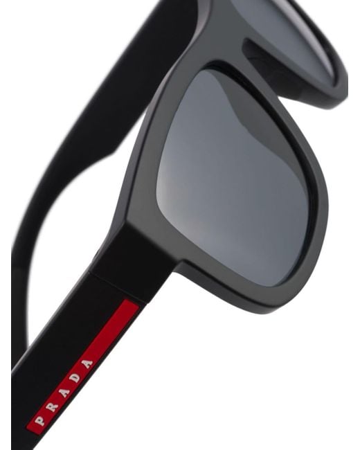 Prada Gray Linea Rossa Active Sunglasses for men