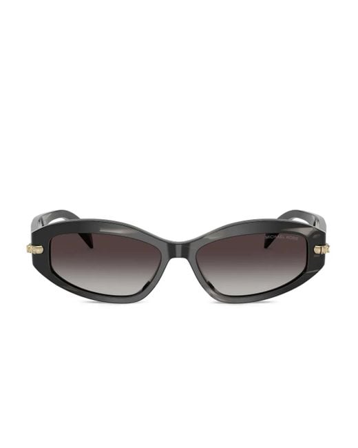 Michael Kors Gray Geometric-Frame Sunglasses