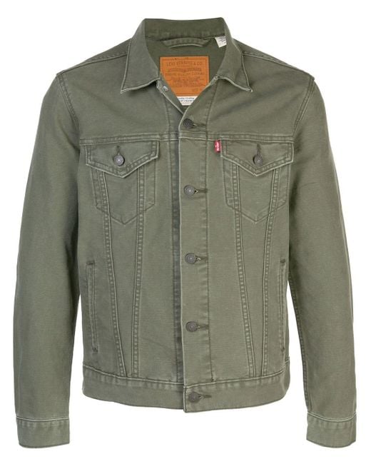 Levi's Green The Trucker Denim Jacket for men