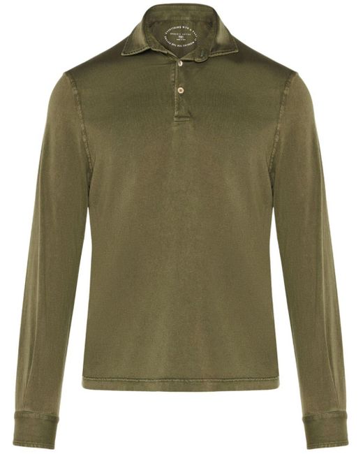 Fedeli Zero Poloshirt aus Bio-Baumwolle in Green für Herren