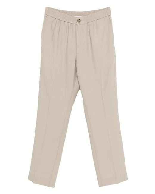 Pantalones con cinturilla elástica AMI de hombre de color Natural