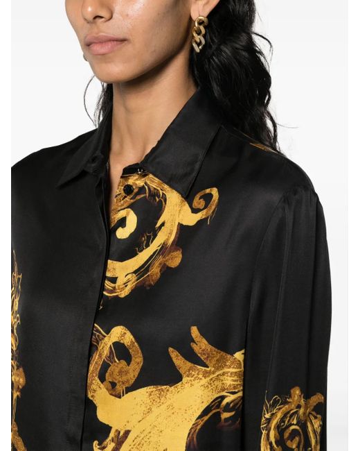 Camicie di Versace Jeans Couture in Black