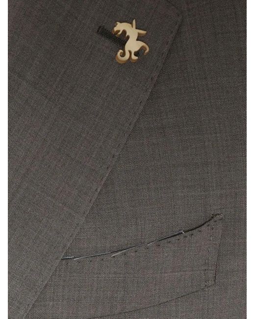 Tombolini Gray Zero Gravity Buttoned Suit for men