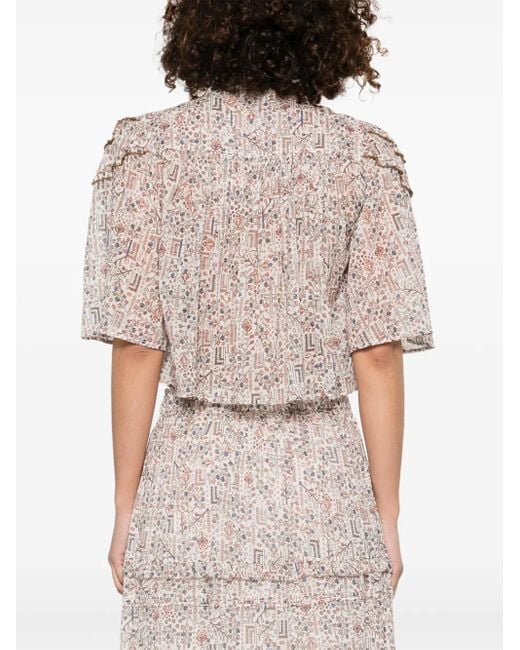 Blusa Carmen di Isabel Marant in Natural