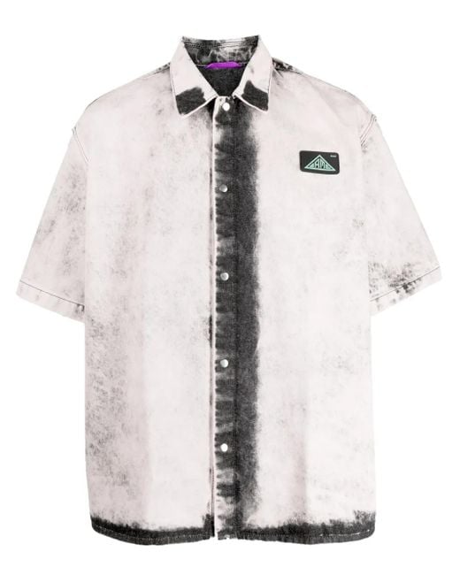 メンズ OAMC ブリーチ ショートスリーブ シャツ White