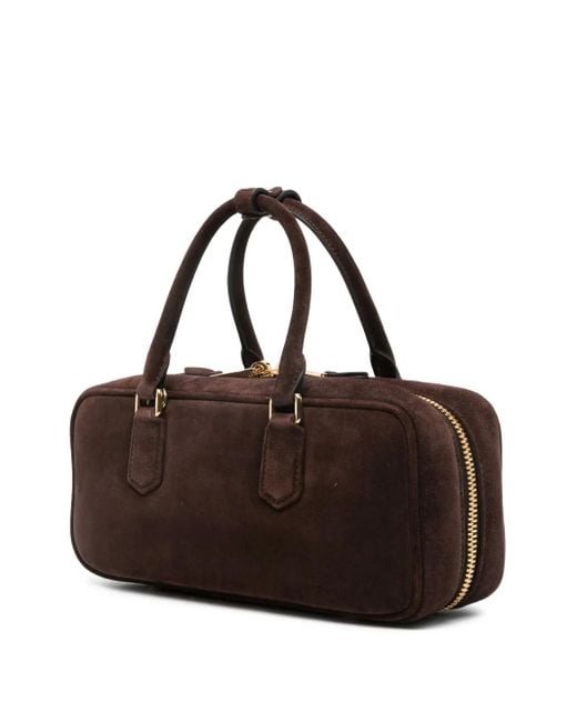 Miu Miu Black Arcadie Top-Handle Zip-Fastening Tote Bag