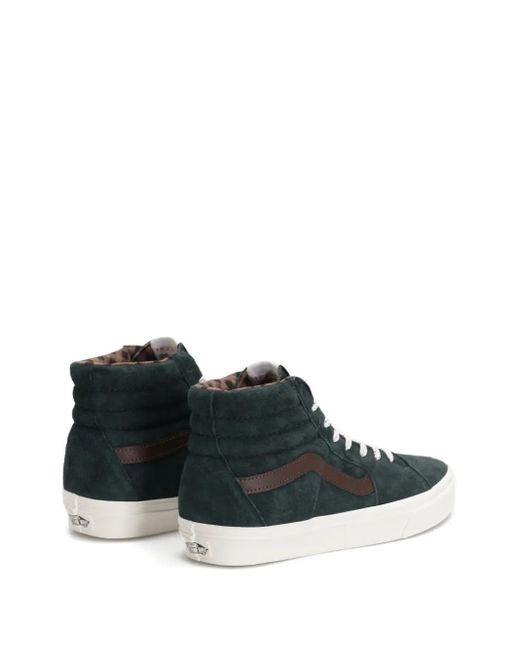 Vans Black U Sk8-Hi "Plaid Scarab" Sneakers for men