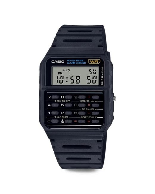 G-Shock Blue Data Bank Calculator 43Mm Watch for men