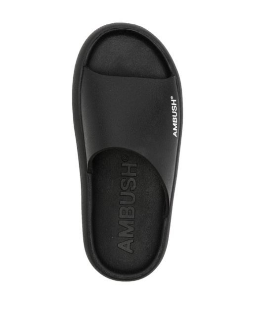 Ambush Slippers Met Logoprint in het Black