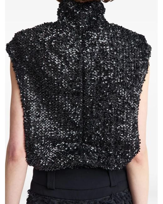 16Arlington Ovica Tanktop Met Pailletten in het Black