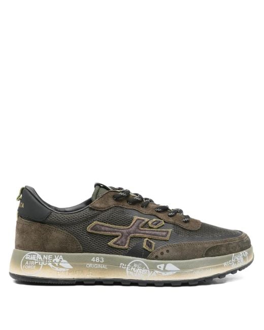 Premiata Gray "Nous" Sneakers for men