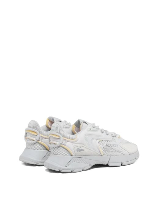 Lacoste White L003 Mesh-Panelled Chunky Sneakers for men