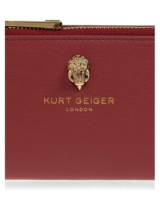 Kurt Geiger Red Sloane Bi-Fold Wallet