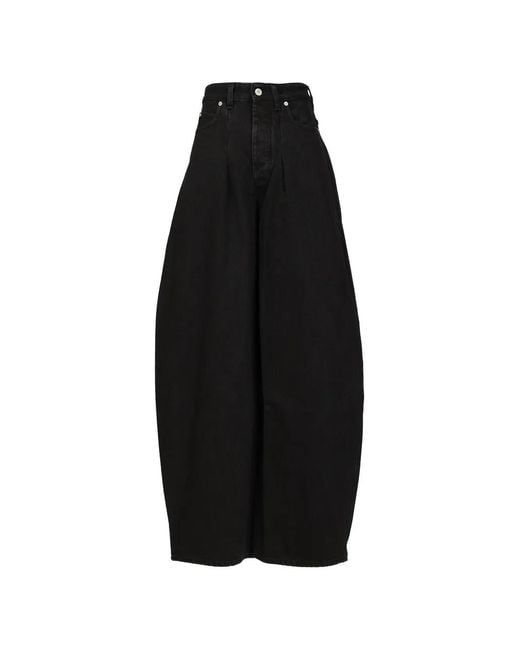 Jacquemus Black Le De-Nimes Ovalo Jeans