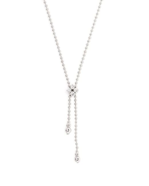 Roberto Coin 18kt White Gold Love In Verona Diamond Necklace | Lyst