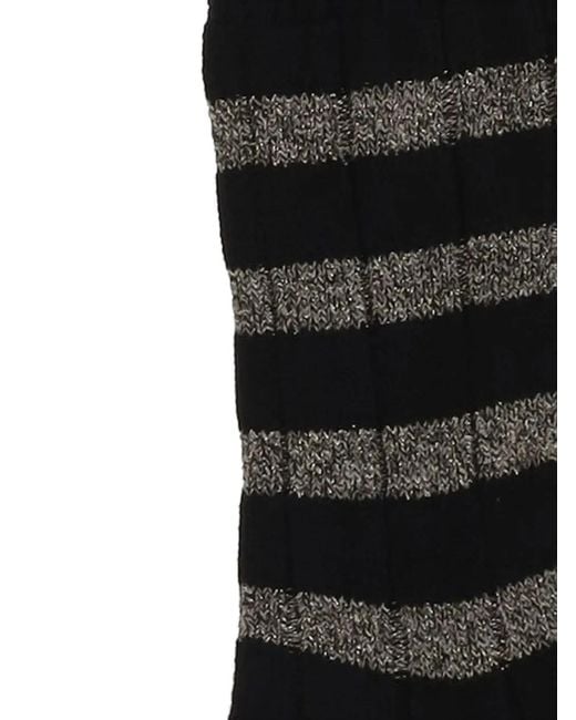 ANT45 Black Dublino Striped Socks