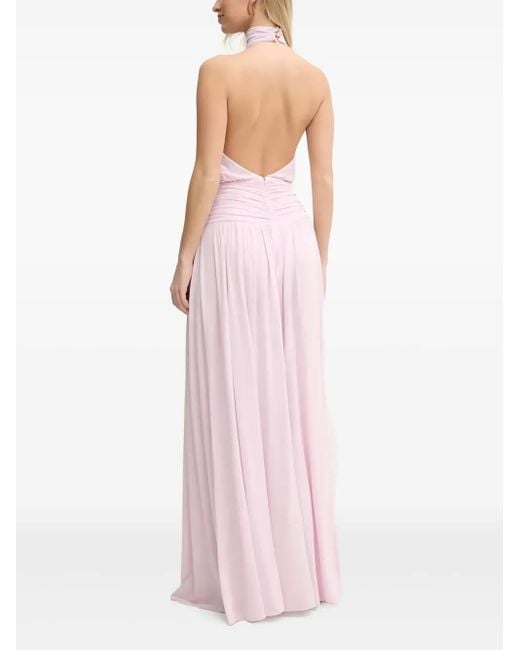 ELISABETTA FRANCHI ロングスリーブドレス ピンク 28221457_57649992_600.jpg