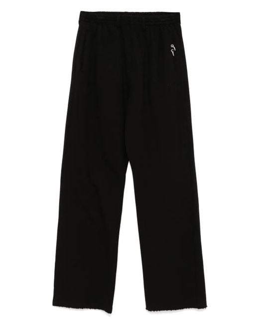 we11done Black Piercing Sweatpants
