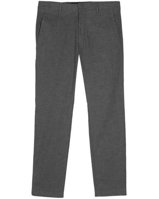NN07 Gray Theo Tailored Trousers for men
