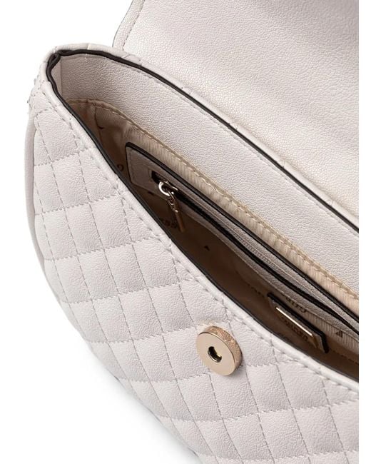 Guess Natural Atabey Logo-Detail Crossbody Bag