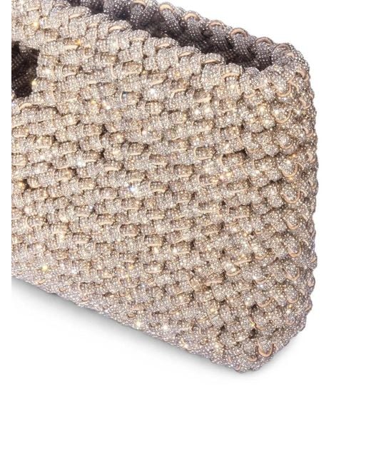 HIBOURAMA Natural Livia Gem Top-Handle Tote Bag