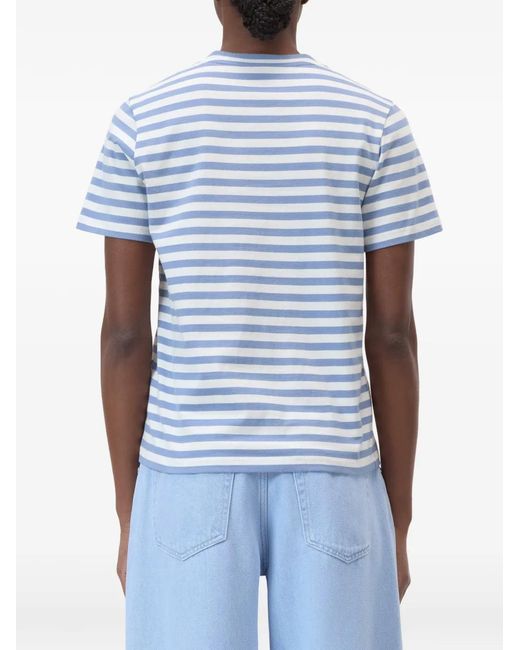 Closed Blue Striped Basic T-Shirt